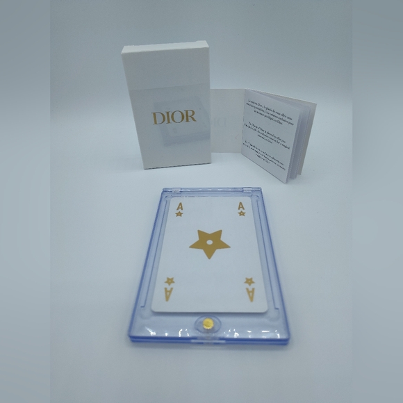 Dior Coffret Exclusive Playing Card (Single) | Gold Star Ace | VIP 2019–2021 - Picture 2 of 4